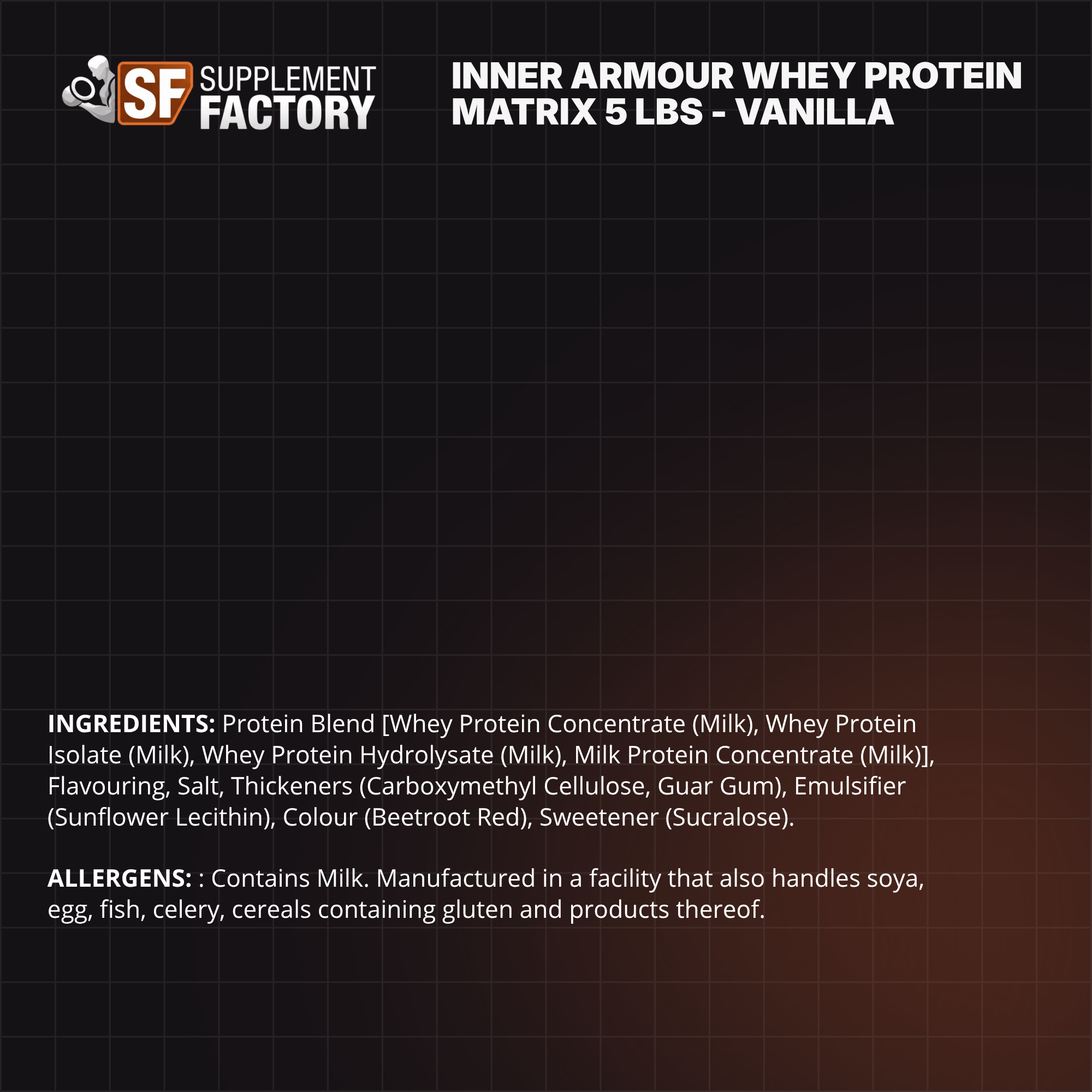Inner Armour Whey Protein Matrix 5 lbs - Image 2