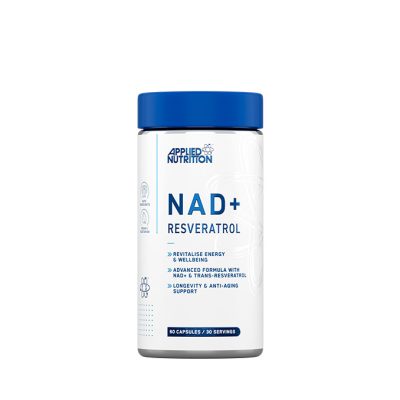 Applied Nutrition NAD+ Resveratrol 60 Capsules